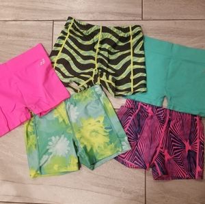 Lot of 5 girls shorts
